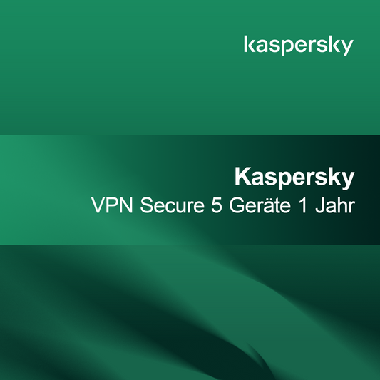 Kaspersky VPN Secure 5 Geräte 1 Jahr