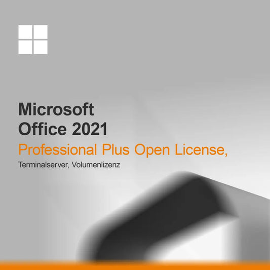 Microsoft Office 2021 Professional Plus Licencia Abierta, Servidor Terminal, Licencia por Volumen