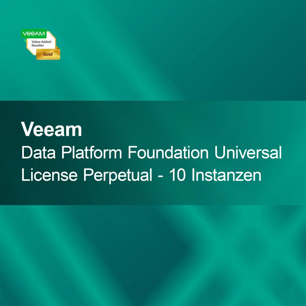 Licencia Perpetua Universal de Fundación de Plataforma de Datos Veeam - 10 Instancias