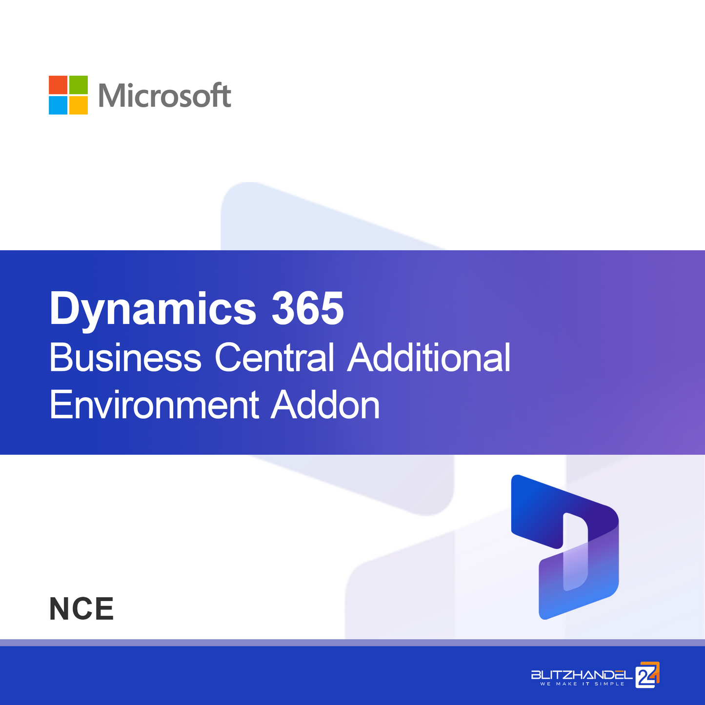 Complemento adicional de entorno para Dynamics 365 Business Central (NCE)