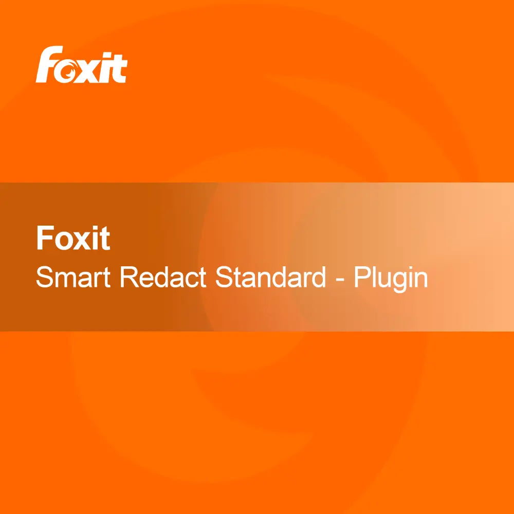 Foxit Smart Redact Standard - Complemento