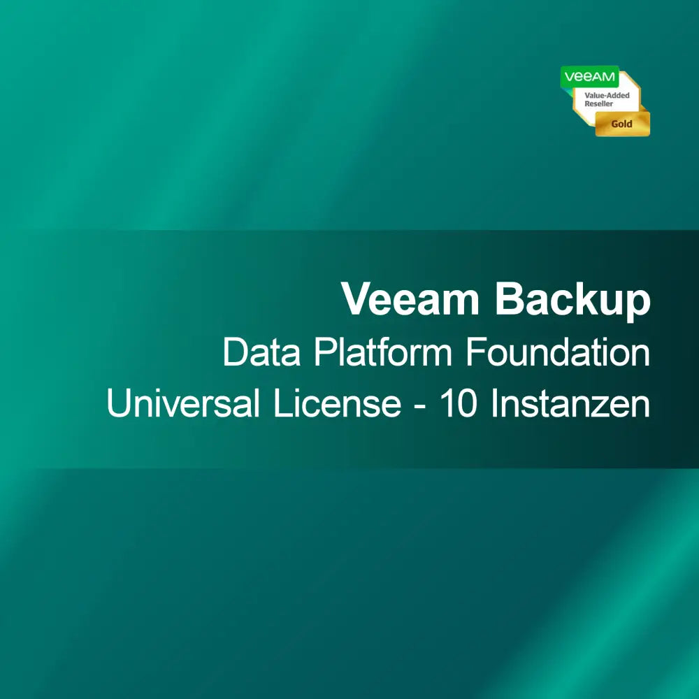 Licencia Universal de Fundación de la Plataforma de Datos Veeam - 10 Instancias